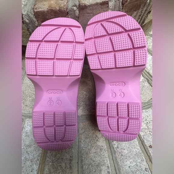 Crocs Stomp Mary Jane Platform Sandals – Pink – Men’s 2 / Women’s 4 - Picture 10 of 13
